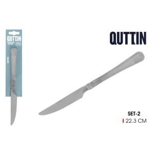 PACK 2 CUCHILLOS MESA 22CM SOFIA QUTTIN