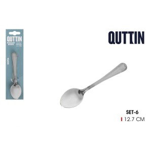 PACK 6 CUCHARAS TE 12.7CM SOFIA QUTTIN