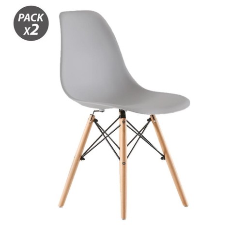 REACONDICIONADO PACK 2 SILLAS DESIGN...