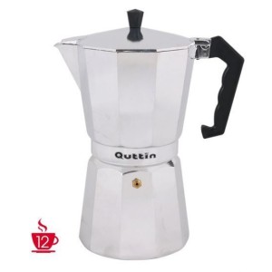 CAFETERA 12 TAZAS ALUMINIO CLASSIC QUTTIN