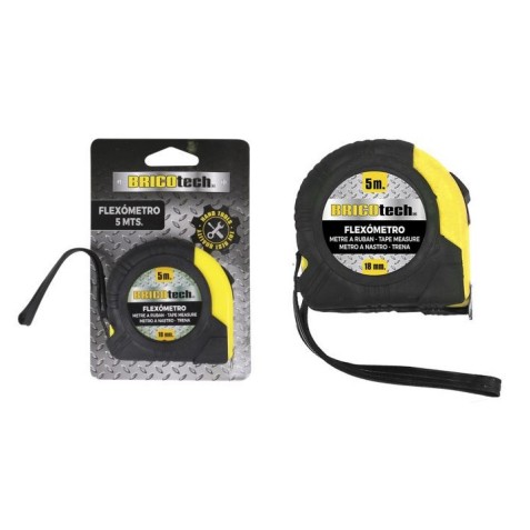 FLEXOMETRO 5 METROS X 18M BRICOTECH
