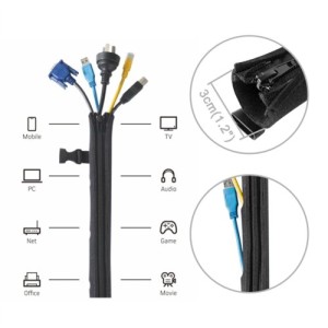 ESCONDE CABLES DE NEOPRENO CON...