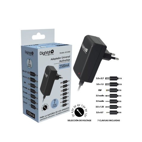 CARGADOR UNIVERSAL MULTIVOLTAJE...