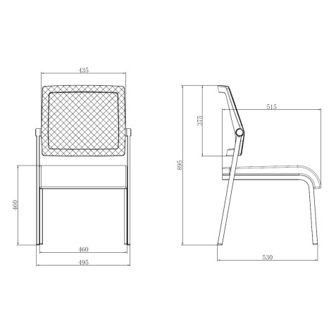 LOTE 4 SILLAS CONFIDENTE DESIGN...