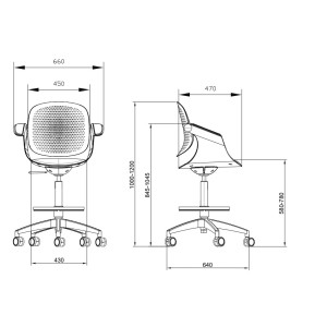 SILLA / TABURETE DE OFICINA TOP WORK...