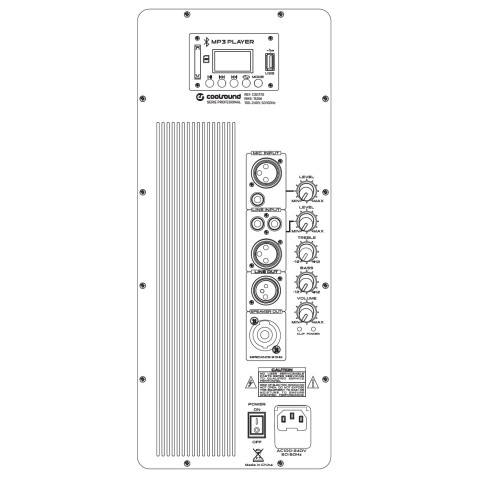 ALTAVOZ AUTOAMPLIFICADO 15" 800W...