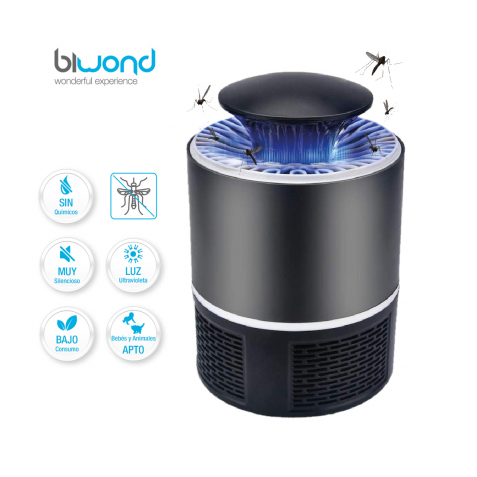 ATRAPA MOSQUITOS INSECTFREE USB NEGRO...