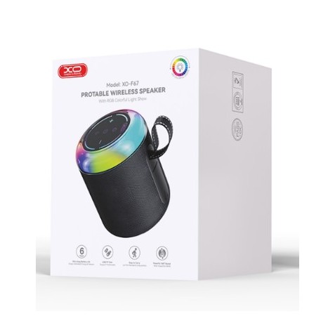 ALTAVOZ BLUETOOTH CON LED RGB F67 XO