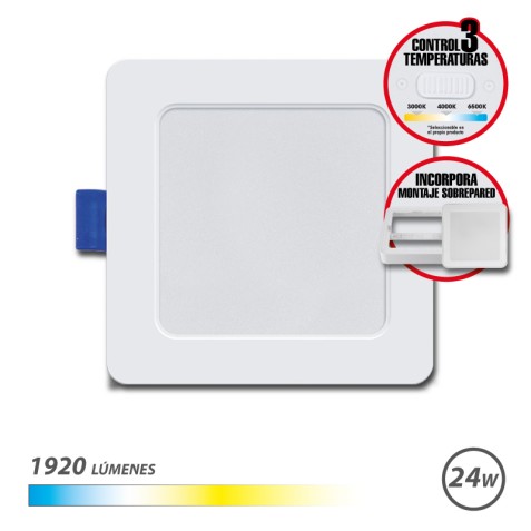 DOWNLIGHT CUADRADO 24W | 1920LM...