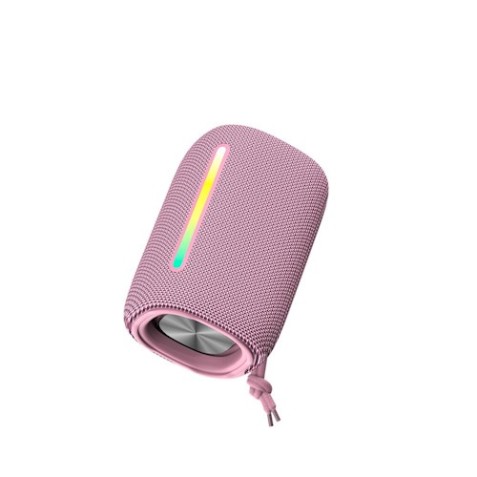 ALTAVOZ BLUETOOTH CON LED BS-10 ROSA...