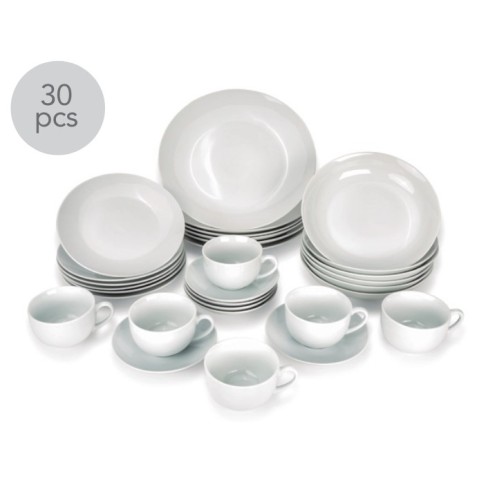 VAJILLA 30 PIEZAS PORCELANA REDONDA...