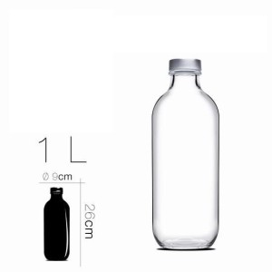 REACONDICIONADA BOTELLA DE CRISTAL ICONIC 1 LITRO PASABAHCE