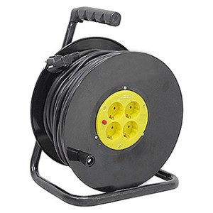 REACONDICIONADO ENROLLADOR DE CABLE 50 METROS CABLE 3X1.5MM ELBAT
