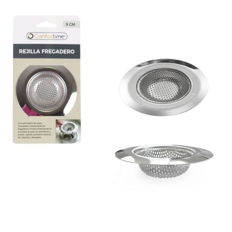 REJILLA FREGADERO ACERO INOX 9CM...