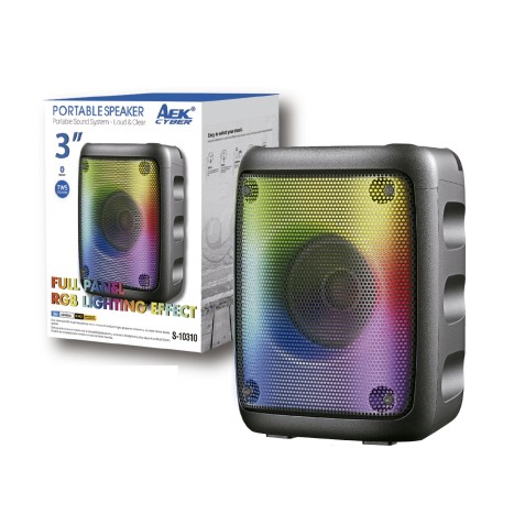 ALTAVOZ BLUETOOTH 3" RGB | TWS | SD |...