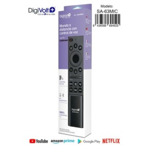 MANDO A DISTANCIA COMPATIBLE SAMSUNG SLIM CON MICRO SA63 DIGIVOLT
