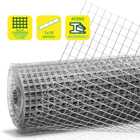 TELA METÁLICA GALVANIZADA 16X16X1.2MM...