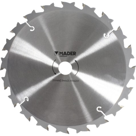 DISCO DESBROZADORA TUNGSTENO 255mm MADER