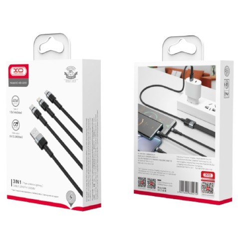 CABLE NBQ191 CARGA RAPIDA 40W 3 EN 1...