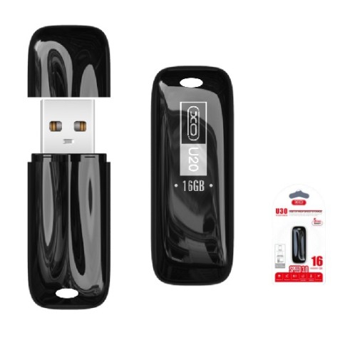 PENDRIVE U20 16GB USB 2.0 NEGRO XO