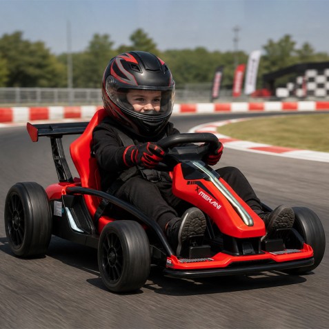 KART A BATERIA RIDE ON DRIFT ROJO