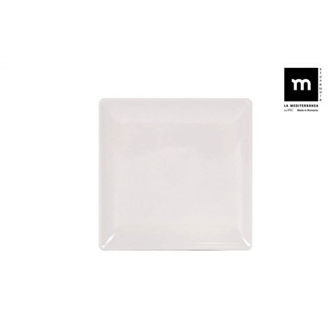 SET 6 PLATOS LLANOS IVORY BRILLO 21CM...