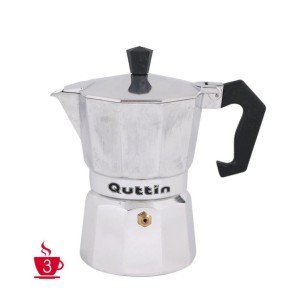 CAFETERA 3 TAZAS ALUMINIO CLASSIC QUTTIN