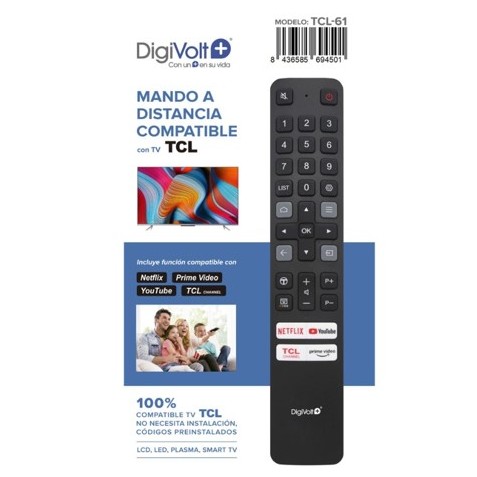 MANDO A DISTANCIA COMPATIBLE TCL...