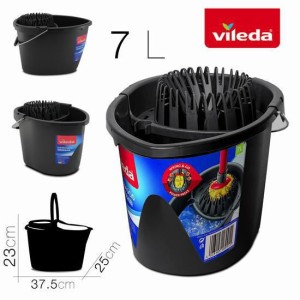CUBO OVALADO 7 LITROS CON ESCURRIDOR...