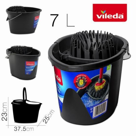CUBO OVALADO 7 LITROS CON ESCURRIDOR...