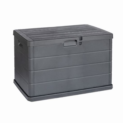 BAUL DE JARDIN ANTRACITA 78X55X52CM