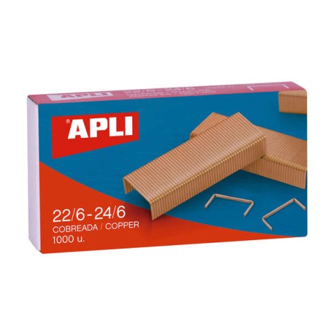 GRAPAS COBRE 22/6 - 24/6 CAJA 1000...