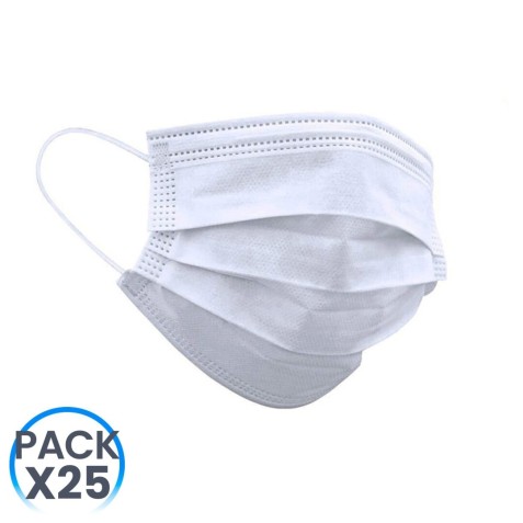 PACK 25 MASCARILLAS HIGIENICAS NO...