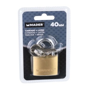 CANDADO LATON, 40 MM MADER