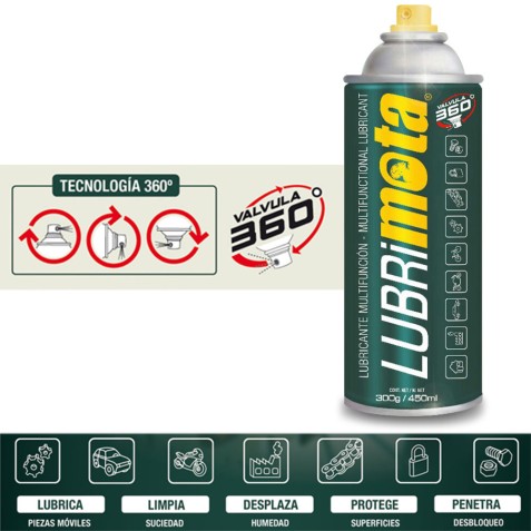 LUBRICANTE MULTIUSOS LUBRIMOTA 450ML