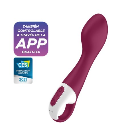 VIBRADOR CON FUNCION CALOR PUNTO G...