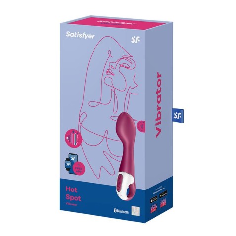 VIBRADOR CON FUNCION CALOR PUNTO G...
