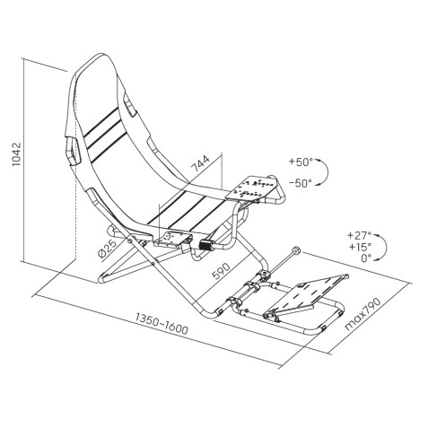 SLIM DRIVE RACING SEAT CROMAD