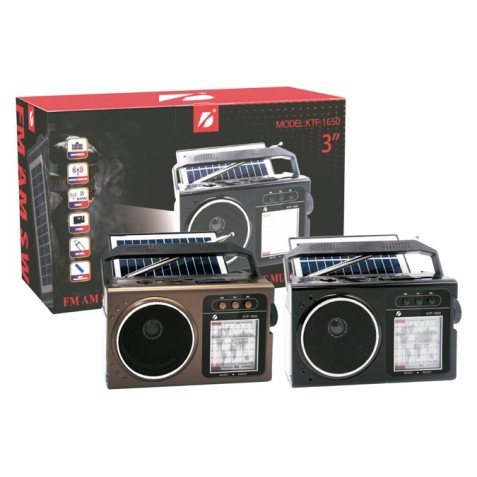 RADIO SOLAR - ALTAVOZ BT | USB | TF |...
