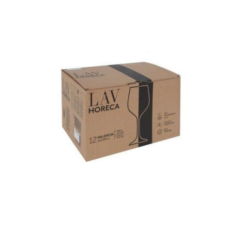 SET 12 COPAS VINO 395ML VALENCIA LAV...
