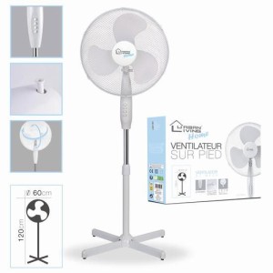 REACONDICIONADO VENTILADOR DE PIE BLANCO 45W 120CM URBAN LIVING