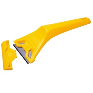 RASCAVIDRIOS PLASTICO CON PROTECTOR DE HOJA STANLEY