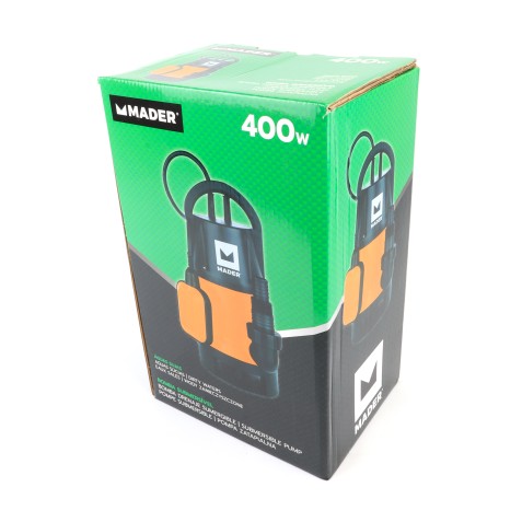 BOMBA DRENAJE AGUAS SUCIAS 400W...
