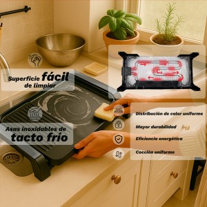PLANCA DE ASAR ELECTRICA + GRILL...