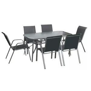 (SOLO MESA) MESA EXTERIOR 140CM CAPACIDAD 6 PERSONAS
