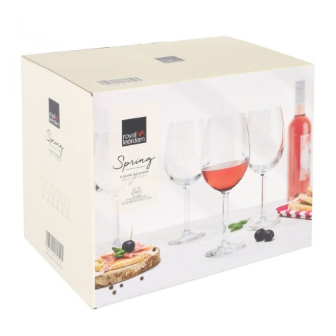 SET 6 COPAS VINO 36CL SPRING
