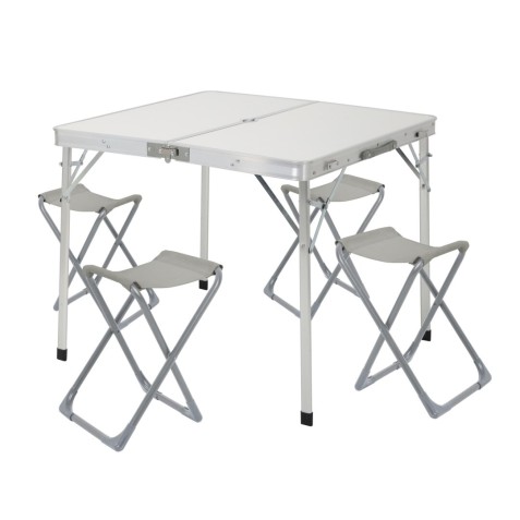 CONJUNTO MESA Y SILLAS PLEGABLES DE...