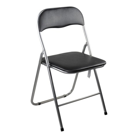 SILLA PLEGABLE ACOLCHADA NEGRO...