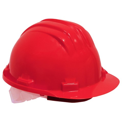 CASCO DE PROTECCION ROJO MADER