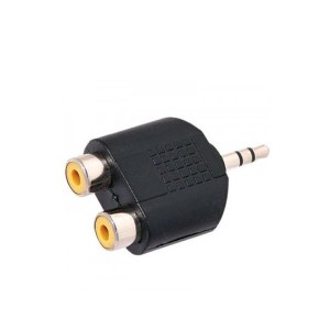 ADAPTADOR STEREO MINI JACK A 2 RCA...